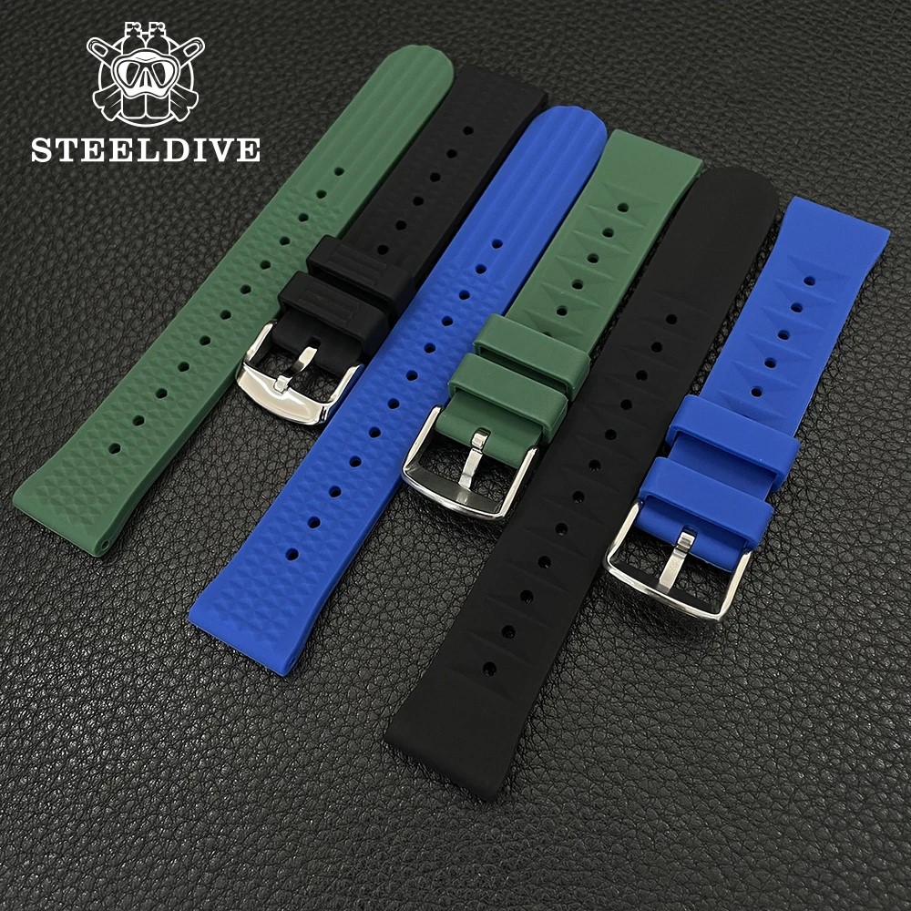 Seiko Watch Prospex - STEELDIVE 자동 기계식 스트랩 20mm 교체