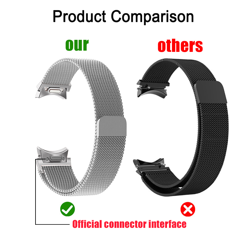 삼성 갤럭시 워치 7 6 5 4 40mm 44mm 5  - Milanese Loop Magnetic 리뷰 및 가격